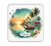 Kerala Backwaters, India Fridge Magnet - Travel Souvenir Gift Magnet