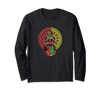 Kerala Culture The Two Faces of Theyyam And Kathakali Long Sleeve T-Shirt