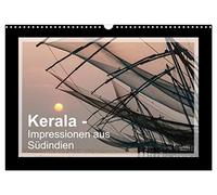 Kerala - Impressions from South India UK-Version (Wall Calendar 2026 DIN A3 Landscape), CALVENDO 12 Month Wall Calendar