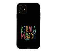 Kerala Mode Colorful Tropical Houseboat Palm Trees Case for iPhone 11