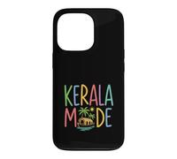 Kerala Mode Colorful Tropical Houseboat Palm Trees Case for iPhone 13 Pro