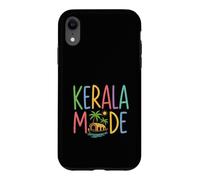 Kerala Mode Colorful Tropical Houseboat Palm Trees Case for iPhone XR