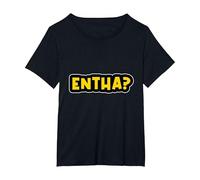 Keralite Malayali entha? Funny Malayalam T-Shirt, Women's Plus, Black, 5X