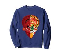 Keralite Malayali kathakali and theyyam faces Malayalam Sweatshirt