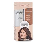 Keralock Hair Color - 150ml, No Premix Needed, Reusable for Up to 4 Months - All-in-One Dye with Conditioner & Brush (Golden Brown, 150ml)