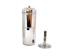 KERAM coffee filters indian style small/drip coffee maker/south indian-150 ml(5.07 Oz) 2 cup-coffee bar accessories-madras coffee filter for camping-hiking reusable/permanent slow metal filter