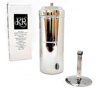 KERAM south indian coffee drip maker-permanent/reusable phin filter for 3-4 serving cup 6.6 Oz(200 ml) made of steel ss304 food grade camping/travelling small decoction dripper maker