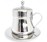 KERAM vietnamese coffee dripper maker phin filter 6 oz (150 ml) 2 cup small size made of 304 stainless steel drip infuse coffee press for travel