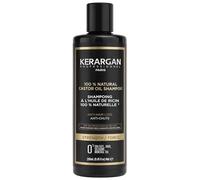 Kerargan - Hair Growth Castor Oil Shampoo - Strengthens & Supports Growth - For Dry and Brittle Hair - Enriched with Keratin, Argan Oil, Aloe Vera - Sulfate-Free, GMO-Free, Silicone-Free - 250ml