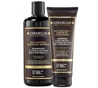 KERARGAN - Castor Oil Shampoo & Purifying Scalp Scrub Duo - 500ml+250ml