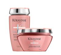 Kérastase Chroma Absolu Bain Respect Shampoo 250ml and Chroma Absolu Mask 200ml Duo