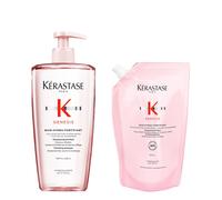 Kérastase Genesis Bain Shampoo Refillable Bottle & Refill Pouch 500ml Duo