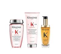 Kérastase Genesis Collection: Elixir Ultime L'Huile Originale Hair Oil (Refillable 75ml), Bain Hydra-Fortifiant 250ml, Fondant Renforcateur 200ml