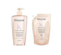 Kerastase Gloss Absolu Refillable Shampoo 500ml & Gloss Absolu Refill