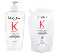 Kerastase Hair-care PremiereLimited EditionPremiere refill set Bain Decalcifiant refillable pump bottle 500 ml + refill pack shampoo 500 ml
