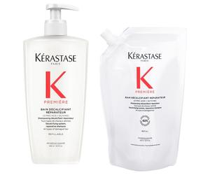 Kerastase Hair-care PremiereLimited EditionPremiere refill set Bain Decalcifiant refillable pump bottle 500 ml + refill pack shampoo 500 ml
