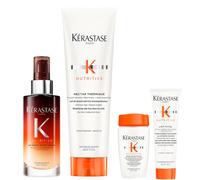 Kérastase Nutritive 8 Hour Serum 90ml, Nutritive Thermique 150ml with Mini Deluxe Nutritive Shampoo 30ml and Conditioner 30ml