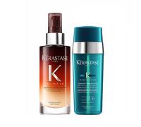 Kerastase Nutritive 8H Magic Night Serum and Kérastase Resistance Serum Thérapiste 30ml Duo