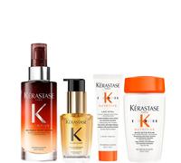 Kérastase Nutritive 8Hour Serum & Elixir Hair Oil with Nutritive Shampoo and Conditioner Bundle