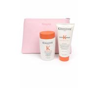Kérastase Nutritive Travel Set + Luxury Pink Cosmetic Bag - Genuine