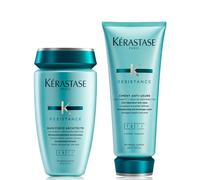 Kérastase Resistance Bain Force Architecte 250ml & Ciment Anti-Usure 200ml Duo