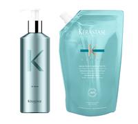 Kérastase Resistance Bain Force Architecte Refill Pouch & Refillable Bottle 500ml