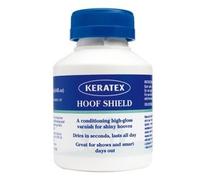 Keratex Hoof Shield 250ml - Shiny, clear varnish finish to hooves - Great for shows