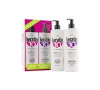 KERATIN 10 DUO PACK Shampoo 500ml & Conditioner 500ml GREAT VALUE, salon quality, keratin-rich formulas, 10 GREAT BENEFITS