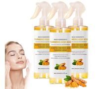 Keratin Care Turmeric Spray, Shot Keratin Care Kojic Acid Turmeric Spray 200ml, Soothing Clear Soft Exfoliating Face and Body, Hydration of Skin (3 pcs)