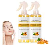 Keratin Care Turmeric Spray, Shot Keratin Care Kojic Acid Turmeric Spray 200ml, Soothing Clear Soft Exfoliating Face and Body, Hydration of Skin (2 pcs)