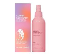 Keratin Hair Care Spray, 5-in-1 Leave In Conditioner Spray, Keratin Smoothing Care, Color Safe, Repairing Essence Hairs Mask, Smooth & Nourishing Daily Treatment for All Hair Types (1Pcs)