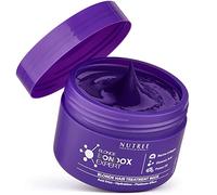 Keratin Hair Mask for Blondes - Deep Repair & Anti-Frizz Treatment with Almond Oil, Shea Butter & Marine Collagen - Restores Shine & Smoothness (BLONDE BONDOX TREATMENT 250g)