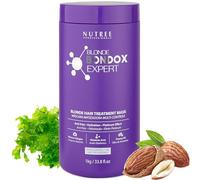 BRAZILIAN BONDOX HAIR TREATMENT Almond Oil - Formaldehyde-Free - Repairs the Hair Elasticity and Flexibility, Softens, Moisturizers, Adds Shine (BLONDE BONDOX TREATMENT 1kg)