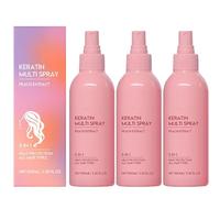 Keratin spray, 5-in-1 instant hydrating and moisturizing leave-in conditioner spray, anti-frizz conditioner, moisturizing and nourishing, suitable for all hair types