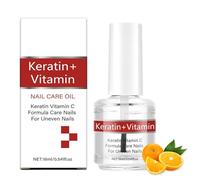 Keratin + Vitamins C Nail Cuticle Oil, Keratin Protein nail Strengthener for Weak Nails, Nail Moisturizes And Growth Oil, Impove Cracked Nails & Rigid Cuticles, Deep Moisture For Nails, Cuticles