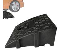 Kerb Ramp Portable Curb Ramps | Heavy Duty Threshold Ramps For About 11-16cm Height Steps, Lightweight Door Ramp Loading Ramp For Wheelchairs Car Trailer Truck Bi-ke Motorcycle, 25x27x11/13cm