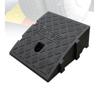 Kerb Ramp Portable Curb Ramps, Lightweight Portable Threshold Ramps With High Grip Capability Wheelchair Ramps For Bicycles Cars(Black,50x27x9cm)