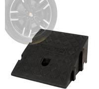 Kerb Ramp Portable Curb Ramps, Portable Curb Ramp for Wheelchair and Mobility Scooter Lightweight Driveway Kerb Ramp with Expansion Bolts Antid-Slip Plastic Ramp(Black,25x27x11cm)