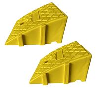 Kerb Ramps for Driveways, 11/13cm High Portable Curb Ramps for, Pla-stic Ramps Heavy Duty Threshold Ramp for Wheelchairs Doorways Mobility Scooters Motorcycle Car Sidewalk Shed Loading Dock