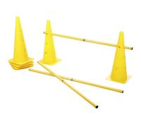 Kerbl 2-in-1 Agility Hurdle Cone Set Yellow 81994