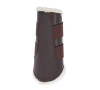 Kerbl 3210552 dressage boots fleece front warm blood brown, L