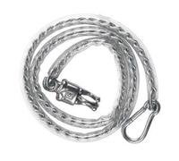Kerbl 321416 Tie chain with PVC cover 140 cm, panic hook and snap hook
