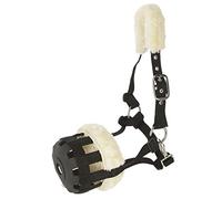 Kerbl 3222143 Muzzle Teddy Fleece, Nylon, Black, Pony