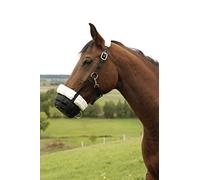 Kerbl 3222146 Muzzle Teddy Fleece, Nylon, Black, Shetty
