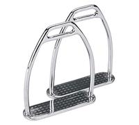 Kerbl 32634/1 High Grade Steel Stirrup - Silver, 12 cm