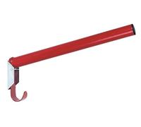 Kerbl 32842 Folding Round Saddle Holder with Integrated Snaffle Holder Red