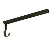 Kerbl 32845 Saddle Holder, Foldable, Round, Integrated Snaffle Holder, Black, 1 Piece (Pack of 1)