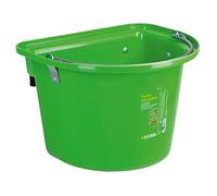 Kerbl 32876 Tournament Feeding Trough Green with Hanging Brackets and Handle