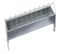 Kerbl 71301 Feeding Trough for Poultry Galvanised Length 50 cm Width 10 cm
