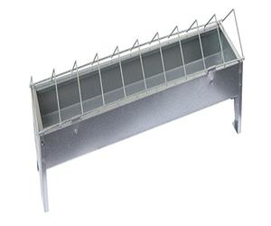 Kerbl 71301 Feeding Trough for Poultry Galvanised Length 50 cm Width 10 cm
